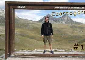 Miasto Budva w Czarnogóra widziane z poziomu morza