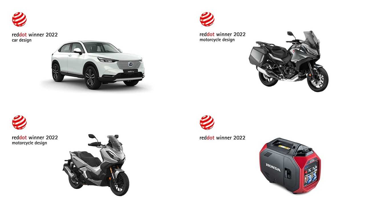 Honda zdobywa cztery nagrody Red Dot za wzornictwo - 2022