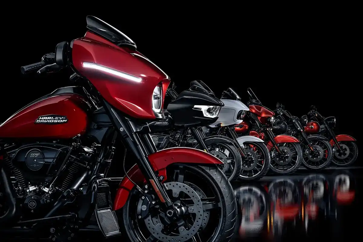 gama modeli Harley Davidson na rok 2025